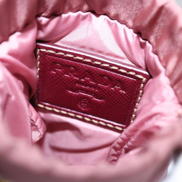 PRADA Glasses Case Nylon Pink Auth 75213 - Picture 9 of 16
